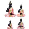 Resina Hall Completo Buda Sapo Tres Estatuas Sagradas Buda Sakyamuni Bodhisattva Avalokiteshvara Bodhisattva Ksitigarbha Buda Sambo