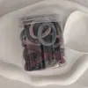 Ligas para el Cabello Empacadas al por Mayor, Gomas Elásticas de Alta Elasticidad para Mujeres, Círculos Sueltos para Adultos, Círculos Lisos, Accesorios para el Cabello Diadema Estilo Ins Estilo Coreano