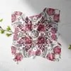 Bufanda de Seda Impresa por Ambos Lados Personalizada por el Fabricante Bufanda Cuadrada China de Seda Impresa por Ambos Lados Regalo Elegante de Moda