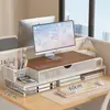 Armazenamento e Organização para Sala de Estudo Suporte de Resfriamento para Computador Suporte de Mesa Extraível para Computador de Escritório Suporte de Elevação para Computador