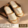 Chinelos descartáveis específicos de hotel para uso doméstico, para receber convidados, semiabertos, 9mm de espessura, antiderrapantes, chinelos de salão de beleza atacado