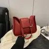 2025 Novo Design Elegante e da Moda Bolsa de Ombro Único Axilar, Bolsa Versátil de Textura Retrô de Alta Qualidade em Cor Sólida da Moda