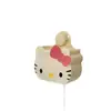 Estante de gato kt caja de almacenamiento de dibujos animados para pared portacepillos de dientes de baño sin rastro sin perforación portabolígrafos para estudiantes