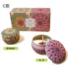 Caixa de Presente com 2 Unidades Velas Perfumadas com Cera de Soja e Flores Secas Aroma Floral Presente de Aniversário