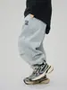 Invierno 2025 Nuevo Pantalón Largo Casual Cálido con Bordado de Letras para Niños Pantalones de Chándal de Felpa para Niños Modernos