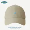 Gorra de Béisbol de Alta Calidad Bordada con Poni y Visera Ancha, Estilo Coreano, Gorra Versátil para Pareja, Sombrero Solar Casual de Primavera y Verano para Hombres y Mujeres