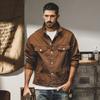 Chaqueta de Mezclilla Rosa Dopamina Estilo Retro Americano para Hombre Moda Primavera y Otoño Asut Fixation Chaqueta Casual de Otoño