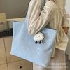 Bolso Grande de Lona Casual para Mujer 2026 Nuevo de Moda Tendencia Más Vendido Bolso de Hombro Gran Capacidad Bolso Tote Sencillo para el Día a Día