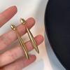 Brincos Pendentes Longos com Borla para Mulheres, Estilo Francês, Brincos Delicados e Elegantes, Emagrecem Rostos Redondos