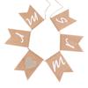 Banderines de Arpillera Mr. y Sra. Decoración de Boda Serpentina Bandera de Cola de Golondrina Pancarta con Letras Venta Directa de Fábrica Nuevo Modelo en Stock