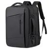 Mochila de Negócios Nova Bolsa de Ombro Comércio Exterior Expansível Viagem de Negócios Bolsa para Laptop Deslocamento Grande Capacidade Masculina