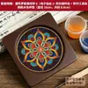 Posavasos de Esmalte Cloisonné Materiales Hechos a Mano para DIY Base Electrónica de Cloisonné Artesanía Tradicional Obras de Arte Tarea Regalo para Team Building