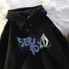 Sudadera con capucha de forro polar estilo coreano chic para mujer, moderna de otoño e invierno, nueva, holgada, estilo sal, chaqueta engrosada para estudiantes