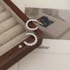 Pendientes de Cuerda en Forma de C de Plata de Ley S925 Chiheng para Mujer 2026 Nuevos Pendientes Elegantes de Moda Coreana para Celebridades de Internet