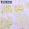 Patrimônio Cultural Imaterial Estêncil Artesanal Template de Tingimento Pacote de Materiais Ferramentas para Tie-dye Artesanato Infantil Corante Azul Impressão Estêncil em Forma de Feijão Pó de Pasta
