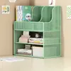 Estante de almacenamiento de escritorio, organizador pequeño y simple para escritorio de sala de estar, pequeña estantería de escritorio, estantería para el hogar, nuevo modelo 2026