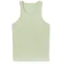 Camiseta sin mangas de fitness para hombre hecha a medida, elástica, ajustada, transpirable, de peso pesado, acanalada, camiseta deportiva para correr para hombre, transfronteriza