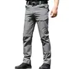 2026 Comercio Exterior Verano Hombres Nuevo Versátil Holgado Pantalones Deportivos Exteriores Color Sólido Estilo Militar Pantalones de Trabajo Mayoreo