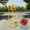 Silla de Árbitro de Tenis Nueva Silla de Árbitro Móvil Desmontable Silla de Árbitro para Juegos de Bádminton Voleibol Silla Salvavidas para Piscina