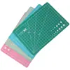 Pad de corte de color protección de doble cara escritorio antideslizante tablero de goma blanda papel para modelos hechos a mano tablero para tallado en madera y sellos de goma