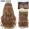 Fabricante de Cortina de Cabello para Peluca Venta al por Mayor Comercio Exterior Transfronterizo Ola Grande Fibra Química Hilo de Pesca Cortina de Cabello Rizado Extensión de Cabello Sin Costuras Pieza de Peluca