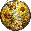 Decoración de Arte Colgante Circular de Acrílico para Exteriores Transfronterizo Adorno Colgante para Ventana Interior
