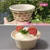 Portavasos de Bambú para Té de Leche, Cesta de Bambú para Helados, Portavasos Tejido de Bambú Hueco, Juego de Cestas de Bambú, Jaula para Tazas de Producto de Bambú de Check-In