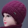 Gorros de Invierno para Mujeres Mayores, Engrosados y Forrados de Felpa, Gorros Calientes para Madres, Abuelas y Señoras Mayores
