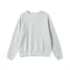 Sudadera de algodón casual AMV para primavera, otoño e invierno, de corte holgado y cuello redondo