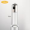 Botella Pulverizadora de Aceite Tipo Prensa de 100ml Botella de Aceite para Cocina y Barbacoa Botella de Vidrio para Condimentos Boquilla de Acero Inoxidable Olla Pulverizadora de Aceite Control de Aceite para el Hogar