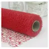Materiais Decorativos para Jardim de Infância Malha Recortada Embalagem de Rosa Artesanal Malha para Buquê Fundo de Malha Cacheado DIY Jacquard Espesso
