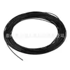 Cuerda de Acero Inoxidable 304 Recubierta de Plástico Cable Negro Fino y Suave de PVC con Funda de Aluminio para Colgar Cuadros y Cuerda para Tendedero