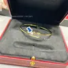 Pulsera de Uñas Completa con Tachuelas de Diamante, Cabeza y Cola en Forma de V Doradas, Versión Gruesa, Elástica, Artesanía de Precisión CNC, Chapado en Oro de 18 Quilates, No se Desvanece, Unisex