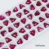 Dongzhou Diamante de Corazón Torcido con Punta Inferior de 16 mm Accesorios para Joyería DIY Diamante de Cristal con Forma Especial Joyería de Diamante Collar Joyería de Diamante al por Mayor