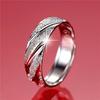 Anillo Twill Flash Sand para Hombre Anillo de Moda para Hombre Abertura Möbius Personalizado Hip-Hop
