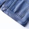 Resorte de Bolsillo Grande, Verano, Otoño, Invierno Nuevo Chaleco de Mezclilla Suave para Mujer Ropa de Abrigo Elegante Joven Hermosa Chaleco 2025