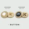 Botões Metálicos Olho de Gato Cravejados de Diamantes para Blazers Femininos, Botões Decorativos para Suéteres e Casacos, Botões de Pelo Exquisitos e Elegantes