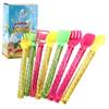 Varita de burbujas de playa de 37 cm dibujos animados para niños soplar burbujas juguete puesto agua de burbujas caliente juguetes de playa de verano