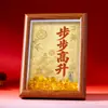 Porta-Retrato Sucesso com Folha de Ouro, Ornamento Inspirador para Sucesso Acadêmico, Decoração de Mesa de Escritório, Ornamento de Porta-Retrato, Presente para Crianças