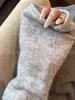 Suéter de Punto Gris Alpaca Alta Proporción Elegante Cuello en V Versátil Camisa Base Ajustada Superior