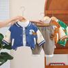 Ropa de niño abrigo de bebé otoño bebé 2024 nuevo otoño ropa de béisbol niños ropa de otoño marea una generación de cabello