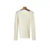 Suéter de punto casual sin costuras 100% lana, lavable a máquina, de estilo japonés y coreano, cuello redondo, 26 otoño, fino, de manga larga, top base