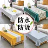 Mantel para Mesa de Centro Impermeable, a Prueba de Aceite, Resistente al Calor, No Requiere Lavado, Modelo 2026 Salvamanteles para Mesa de Comedor, Cubierta de Tela Rectangular de PVC Estilo Ins, Modelo Nuevo
