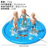 Mat de natación de PVC para bebé de verano con diseño de delfín, vida marina, para salpicaduras, césped exterior, rociador, disponible en stock, transfronterizo
