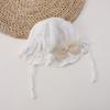 Gorro de bebé de primavera y otoño, fino, para niña, princesa, de algodón, parasol, gorro de extensión uterina neonatal, gorro de protección fetal con salmuera.