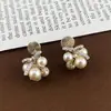 Cacho de Uva Doce Suave Suporte para Espiral de Mosquito Clipe de Orelha Sem Furo na Orelha Brincos de Alta Qualidade Studs de Zircônia Microincrustados