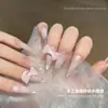 Joyería para Uñas de Moño Estilo Nuevo de Celebridad de Internet Mariposa de Gasa Hecho a Mano Fantasía Corbata de Moño Decoración de Uñas Venta al por Mayor