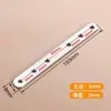 Tira de aço inoxidável tira longa Tira de ferro com furos fixação chapa de ferro reforço conector de placa de madeira link orelhas de cantoneira ferragens