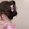 Nuevo clip de tiburón 2026 para otoño e invierno, pinza para el cabello de gran tamaño de alta gama para mujeres con cabello abundante, con diseño de lazo