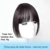 Franja falsa corte princesa online peruca vermelha para testa cabelo Ji invisível sem costura desenho animado bidimensional reparo facial franja reta